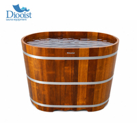 Baignoire de Plongeon Froide en Bois Premium avec Ensemble de Refroidissement Complet pour la Récupération Musculaire et le Bien-être à Domicile