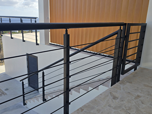 Barandilla de Acero Inoxidable 304 para <span class=keywords><strong>Escaleras</strong></span>, Diseños de Barandas Metálicas de Varilla Sólida para Terrazas y Decks - Product Image 4