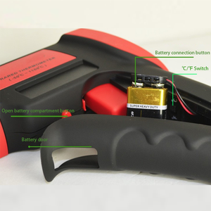 A metalurgia profissional do termômetro industrial da arma do <span class=keywords><strong>IR</strong></span>, indústria química siderúrgica usa DS 80:1 Pyrometer 2000c - Product Image 3