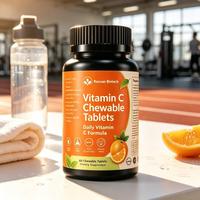 Amazon Resale Export Import Sans Colorants Artificiels Pot de Comprimés de Vitamine C Sans Produits Laitiers pour un Soutien Antioxydant