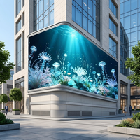 Écran d'affichage numérique LED extérieur, mur vidéo pour la publicité, affichage dans les ascenseurs, centres commerciaux, aéroports