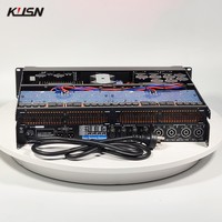 Amplificateur Numérique FP10000Q 10000W RMS 4x1350W PFC DSP 4 Canaux Stable 2 Ohms, Ampli de Puissance Élevée pour Line Array et Subwoofer