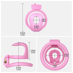 อุปกรณ์ล็อคความบริสุทธิ์แบบสวมใส่ได้ ทำจากเรซิน ABS รุ่น AS-031 พร้อมสายสวนปัสสาวะ ของเล่นทางเพศสำหรับผู้ใหญ่ - Product Image 6