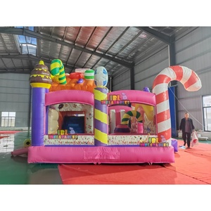 Château gonflable personnalisé en gros, Candy Land, aire <span class=keywords><strong>de</strong></span> jeux gonflable pour enfants en plein air, pour les fêtes d'enfants et la <span class=keywords><strong>location</strong></span> - Product Image 3