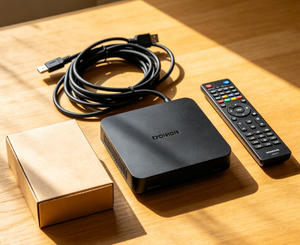 Nouvelle box TV Android IPTV compatible avec GB, DE, <span class=keywords><strong>FR</strong></span>, NL, BE, SE, PL, CH, USA, CA 4K iOS Smart Set-Top - Product Image 1