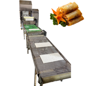 เครื่องห่อม้วนซาโมซ่าฟิลิปิโนไก่อัตโนมัติเต็มรูปแบบเครื่องห่อทำเครปย่างหนังเป็ด - Product Image 2