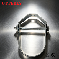 Support de tuyauterie pour sprinklers d'incendie professionnel en acier au carbone UTT30, certifié UL, galvanisé, 1/2"-12"