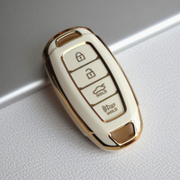 Pour Hyundai i30 Ix35 KONA Encino Solaris Azera Grandeur Ig Accent Santa Fe Palisade TPU porte-clés de voiture porte-clés housse porte-clés