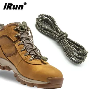 iRun极其耐用的合身所有靴子弹性鞋带迷彩设计锁鞋带懒人鞋带塑料锁