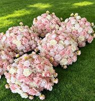 Flores Artificiales de Seda Hechas a Mano de Alta Gama, Duraderas, Realistas y Suaves, para Juegos de Mesa, Decoraciones de Boda, Navidad, Día de la Madre