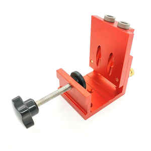 Guide de perçage 9.0mm ensemble de gabarits de goujons pour le travail du bois maître de <span class=keywords><strong>menuiserie</strong></span> avec manchon de perceuse pour outil de trou de poche de forage de <span class=keywords><strong>menuiserie</strong></span> - Product Image 3