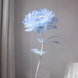 Giant Organza Peony <b>Artificial</b> <b>Flower</b> Oversized Waterproof Standing Peony for Wedding Window <b>Display</b> Event Decor Wholesale - Product Image 4