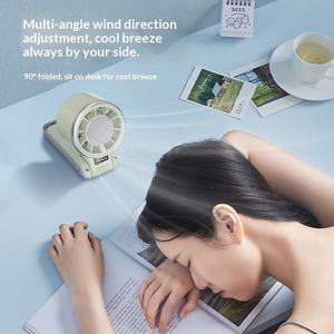 <b>USB</b> Rechargeable <b>Mini</b> Turbo <b>Fan</b> High-Speed Foldable Handheld <b>Fan</b> Portable Turbo Handheld <b>Fan</b> for Outdoor & Household Use - Product Image 3