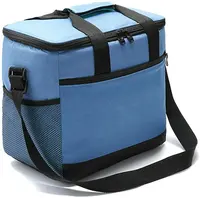 Taşınabilir çift kolları özelleştirilmiş termal yalıtımlı öğle yemeği özel keçe kumaş soğutucu çanta
