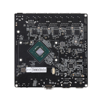 Qotom ddr 4 Carte Mère Intel Celeron J4125 Processeur 5 LAN x86 Industrial Mini itx Carte Mère Avec GPIO PC