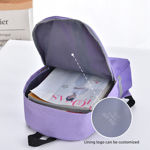 Training Tutorial <b>School</b> Bag Printed logo Primary <b>School</b> <b>Backpack</b> With Reflective Custom Printed logo - Product Image 3