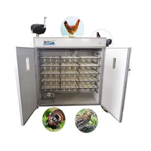 Fully automatic 36/54/96 ostrich eggs incubator chick duck goose quail incubator