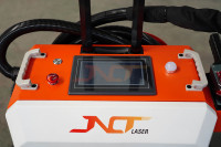 Machine de nettoyage laser pulsé refroidie par air 500W, nouvelle source laser JPT, 13 modes de nettoyage, conception portable en valise-chariot, pour la rouille du bois