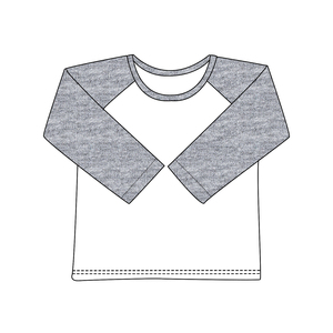 <span class=keywords><strong>T</strong></span>-<span class=keywords><strong>shirt</strong></span> à manches longues en coton pour bébés garçons et filles, <span class=keywords><strong>t</strong></span>-shirts raglan pour enfants, vente en gros d'automne - Product Image 5
