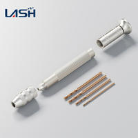 Foret de centrage Lansheng en carbure 0,8 mm pour le bricolage, diamètre de la tige 0,8-3,0 mm, longueur 90 mm, pour le bois, les perles de Bodhi, le os et le cor.