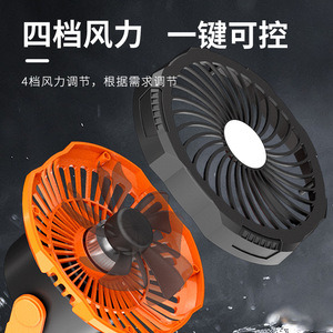 New outdoor camping fan <b>light</b> 2-in-1, four-speed adjustable portable fan, <b>USB</b> <b>rechargeable</b> camping fan <b>light</b> - Product Image 4