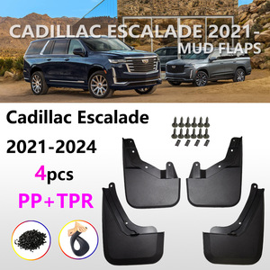 Bavettes de protection noires en plastique pour Cadillac Escalade 2022-2025, pour passage de roue de camion LT à transmission automatique - Product Image 3