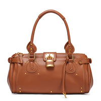 Sac Boston Biker Vintage Style Européen et Américain, Effet Vieilli, Fermeture Éclair avec Détail de Verrouillage, Double Sangle, pour le Marché Transfrontalier