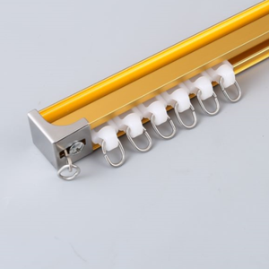 White <strong>Aluminium</strong> <strong>Curtain</strong> <strong>Track</strong> S Wave <strong>Curtain</strong> Runner Ripple Fold <strong>Curtain</strong> <strong>Track</strong> - Product Image 2