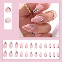 Prix d'usine Pro en gros acrylique fait à la main français couverture complète presse sur les ongles 24 pièces avec conception d'ongles personnalisée
