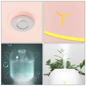 Mini humidificateur d'air portable rechargeable par USB blanc pour le bureau - Product Image 5