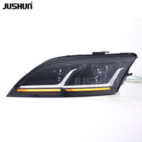 Feux avant LED modifiés JUSHUN pour Audi TT, phare de voiture, feux de jour LED, phare 2008-2014