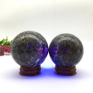 Esfera de Yooperlita de Cristal Natural al por Mayor, Venta Caliente, para Sanación y Decoración, Decoración de Bola de Fuego - Product Image 1