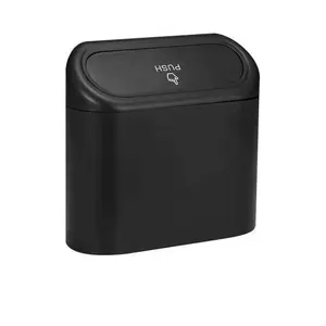 Auto car Trash Can Car Storage Trash Bin with Lid Gift Auto Garbage Waterproof Box mobile trash bin