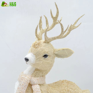 Party Supplies Decorative Animal Handcrafted <strong>Pinecone</strong> and Styrofoam Flower Christmas Outdoor Decoration 29*15*31CM - Product Image 1