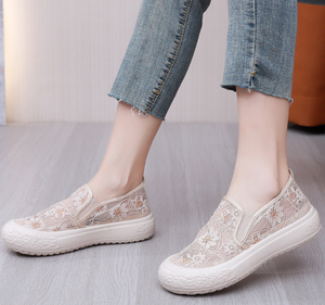 Nuove <span class=keywords><strong>Scarpe</strong></span> Casual da <span class=keywords><strong>Donna</strong></span> Design 2024 <span class=keywords><strong>Eleganti</strong></span> <span class=keywords><strong>Scarpe</strong></span> in Pizzo per Donne - Product Image 4