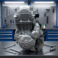 Ensemble moteur CB300 refroidi par air, 4 temps, 1 cylindre, 200 cm³, nouveau CDI, authentique Chongqing, unité de puissance CB250 Pro pour moto