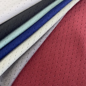 88% POLIÉSTER T 12% <span class=keywords><strong>SPANDEX</strong></span> TEJIDO DE MALLA ELÁSTICA DE 4 VÍAS CON AGUJERO PEQUEÑO 180 <span class=keywords><strong>GSM</strong></span> PIEL DE MANO SUAVE AMIGABLE PARA DEPORTES DE YOGA CALIENTE - Product Image 1