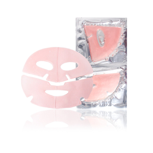 Etichette Private viso pelle 90g maschera di cristallo di collagene maschera per la cura della pelle del viso con perle rosa oro 24 carati - Product Image 1