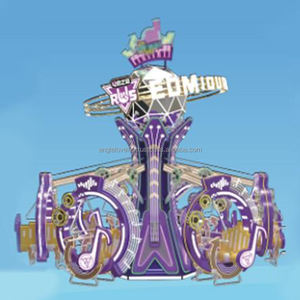 Nuevo Diseño de Juego Infantil para Exteriores, Máquina de Juegos Giratoria y Elevadora de Fibra de Vidrio, Atracciones Sky City - Product Image 1