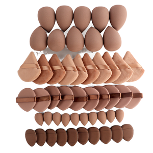 Set <span class=keywords><strong>de</strong></span> Herramientas <span class=keywords><strong>de</strong></span> Maquillaje Profesional 2 en 1: Borla Triangular para Polvo <span class=keywords><strong>de</strong></span> Terciopelo y <span class=keywords><strong>Esponja</strong></span> <span class=keywords><strong>de</strong></span> Maquillaje Tipo Malvavisco - Product Image 2