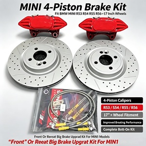 Kit Pinza Freno a 4 Pistoni Stwzd Racing con Rotore da 316mm per BMW <span class=keywords><strong>Mini</strong></span> JCW R56 <span class=keywords><strong>Mini</strong></span> <span class=keywords><strong>Cooper</strong></span> S <span class=keywords><strong>R53</strong></span> R54 R55 R56 R57 - Product Image 1