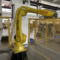 Robot de soudage haute précision à long bras, 30 kg, portée de 1720 mm, robot industriel 6 axes, moteur PLC, entraînement servo-électrique pour l'automobile