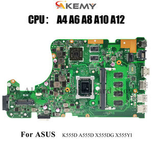 เมนบอร์ดแล็ปท็อป X555DG สำหรับ <span class=keywords><strong>Asus</strong></span> VivoBook X555DG A555D K555D X555D X555YA X555YI เมนบอร์ดโน้ตบุ๊คพร้อม A4 A6 A8 A10ซีพียู A12 - Product Image 2