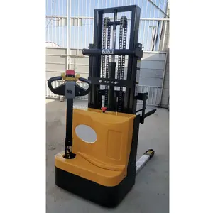 Yuande 1, 5ton 1,3 ton 3m 3.5m stacker forklift listrik Harga korek api listrik penuh