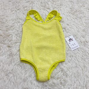 MLY サマー子供用女の子ワンピース水着カスタムパターンビキニ調節可能なバックル二重層水着 - Product Image 4
