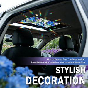 Film pour toit ouvrant de voiture sur mesure, imprimé UV, autocollant statique, résistant à l'eau, amovible - Product Image 3