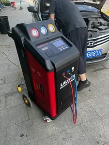 Launch Value-300 Plus AC Iron Refrigerant Recovery Machine For R134a R1234yf Car <strong>Air</strong> Conditioner Service Station AC Flushing