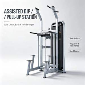 Machine de musculation multifonctionnelle à charges guidées pour tractions assistées et dips, équipement professionnel pour salle de sport - Product Image 3
