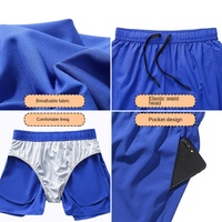 Nouveau short de Fitness à séchage rapide pour hommes, pour la course à pied, les loisirs, la Gym, qui évacue la sueur