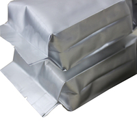 Sacs à fermeture thermique à haute barrière, en aluminium pur argent, emballage alimentaire, pochettes à gousset latérale,, en Stock